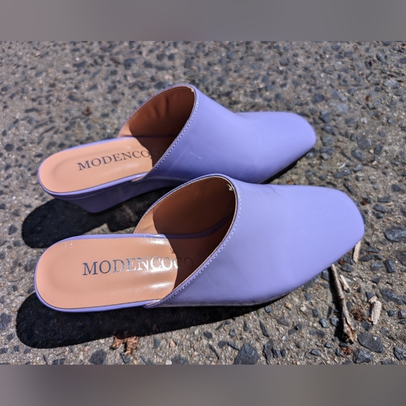 Modencoco wedge heel/square toe mules (New) - Picture 8 of 10